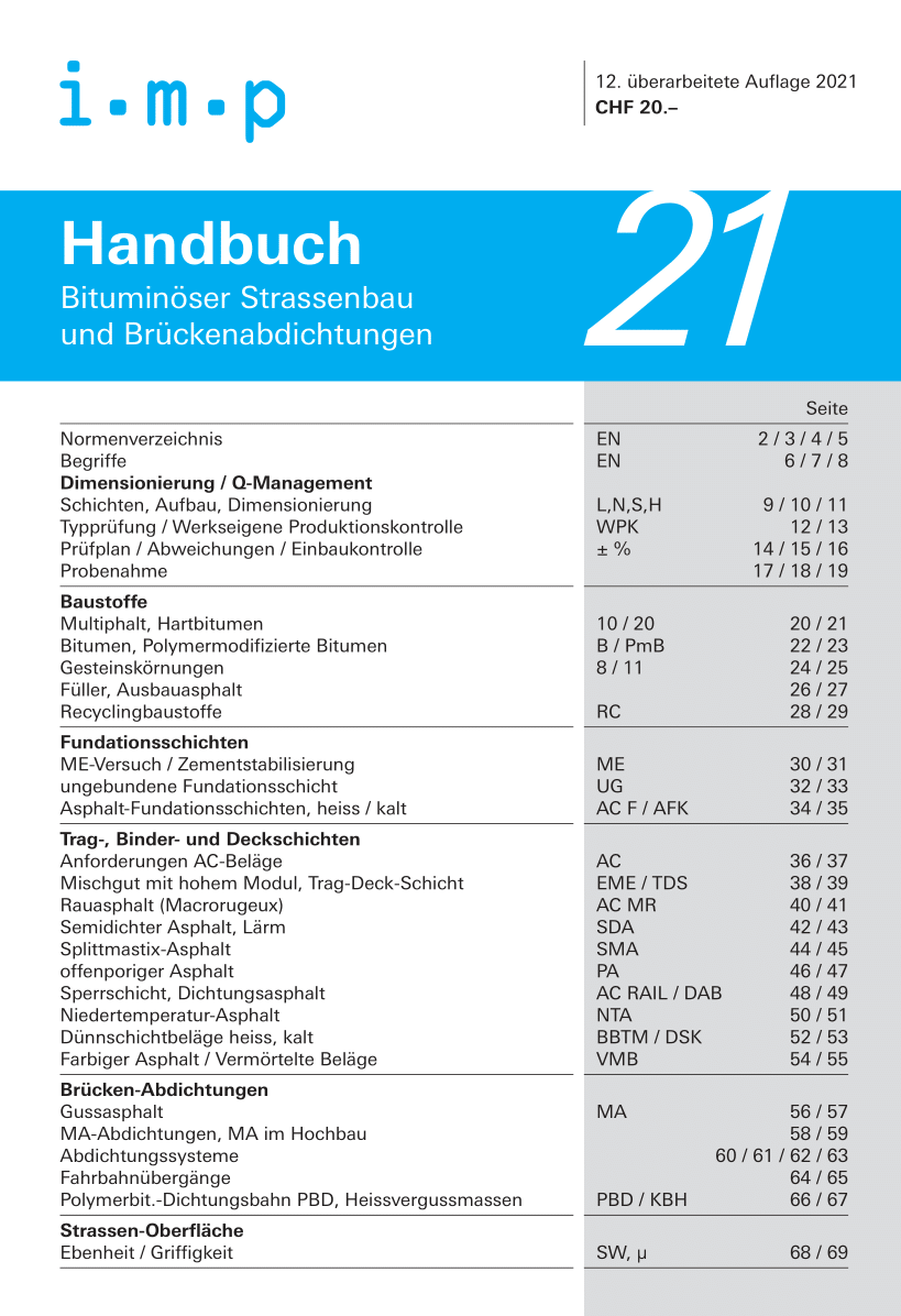 Bituminöser Strassenbau und Brückenabdichtungen