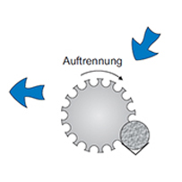 Rasterbild Bohrkernuntersuchung